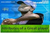 Muttiah muralitheran - The great cricket player