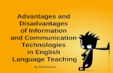 ICTs advantages and disadvantages in ELT