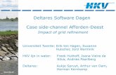 DSD-NL 2014 - NGHS Flexible Mesh - HKV Lijn in water pilot impacts of grid refinements case side channel Afferden-Deest, Erik ten Hagen, HKV