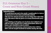Julia Clark - Count and Non-count Nouns