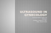 Ultrasound in gynecology - Dr.Suresh Babu Chaduvula
