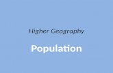 SQA higher geography population
