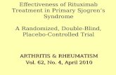 Effectiveness of rituximab treatment in primary sjogren’s syndrome