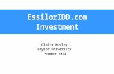 EssilorIDD.com Intern Project 2014