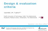 Biomedical Engineering Design - Lecture 3. Design and evaluation criteria