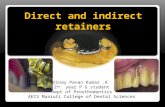 Direct & indirect retainers in rpd