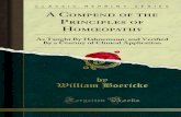 Boericke, william   a compend of the principles of homoeopathy