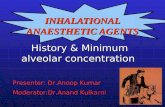 Inhalational anaesthetic agents