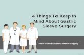4 things to keep in mind about gastric sleeve surgery