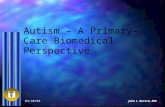 Autism â€" A Primary-Care Biomedical Perspective