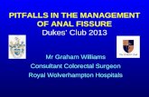 Anal fissure pitfalls in management