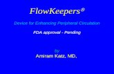FlowKeepers®: Device for Enhancing Peripheral Circulation (FDA approval - pending)