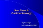 New tests in gastroenterology