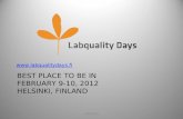 Labquality Days 2012