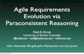 Supporting Agile Requirements Evolution via Paraconsistent Reasoning