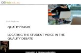 Locating the student voice in the quality debate