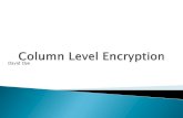 SQL Server Column Based Encryption