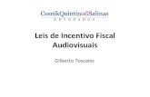 Financiamento Audiovisual - Lei do Audiovisual - Gilberto Toscano - jul 2014