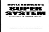 Doyle Brunson's Super System - A Course in Power Poker by Doyle Brunson