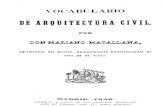 1848 M Matallana Vocabulario Arquitectura Civil