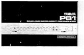 Yamaha PB1 manual