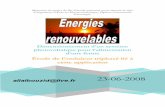 Installation photovoltaique Renewable energy