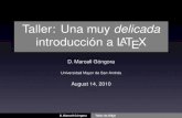 Introducción a LaTeX