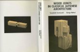 Wood Joints in Classical Japanese Architecture