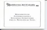 Reglamento de Construccion y Seguridad Estructural Del Municipio de Tepic