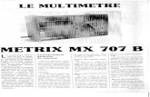 METRIX Multimètre MX707B