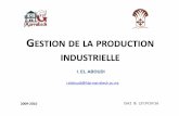 Gestion de La Production Industrielle