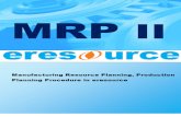 MRPII Manufacturing Resource Planning ERESOURCE