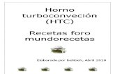 Horno Turbo Conveccion-recetario Behbeh