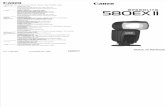 Manual Speedlite 580EX II PT