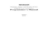 MSR605 Programmer's Manual