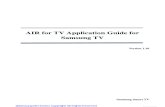 AIR for TV Application Guide for Samsung TV[V1.10]
