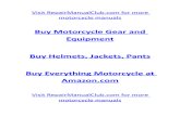Ducati Monster S4R 2004 Owners Manual Www.repairManualClub