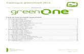 Catalogue NOTOX greenOne® 2012