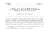 Audit Firm Tenure and Financial Restatement_an Analysis of Industry Specialization n Fee Effects