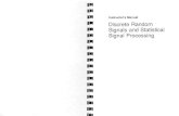 Discrete Random Signals and Statistical Signal Processing Sol Manual-Charles W. Therrien
