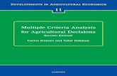 Multiple Criteria Analysis for Agricultural Decisions Second Edition Volume 11 Developments in Agricultural Economics
