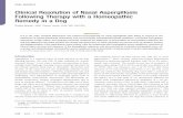 Clinical Resolution of Nasal Aspergillosis Following Therapy With a Homeopathic Remedy in a Dog