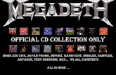 Megadeth Cd Megadeth Discography Megadeth Cd Collection 2012 official Cd only Megadeth.com