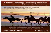 Fall 2012 - Osher Lifelong Learning Institute at California State University Monterey Bay