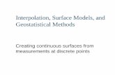 Surface Models Interpolation