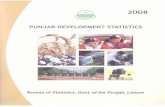 Punjab Development Statistics 2008