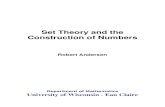 Andersen R.- Set Theory and the Construction of Numbers