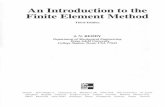 An introduction to the finite element method by J.N. Reddy