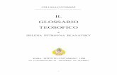 H.P. Blavatsky - Glossario Teosofico