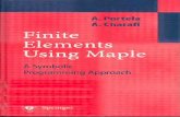 Finite Elements Using Maple-A Symbolic Programming Approach-portela Charafispringer 2003
